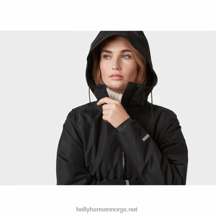 Aspire isolert regnfrakk for kvinner Helly-Hansen F6TJ01624 mørkeste spr