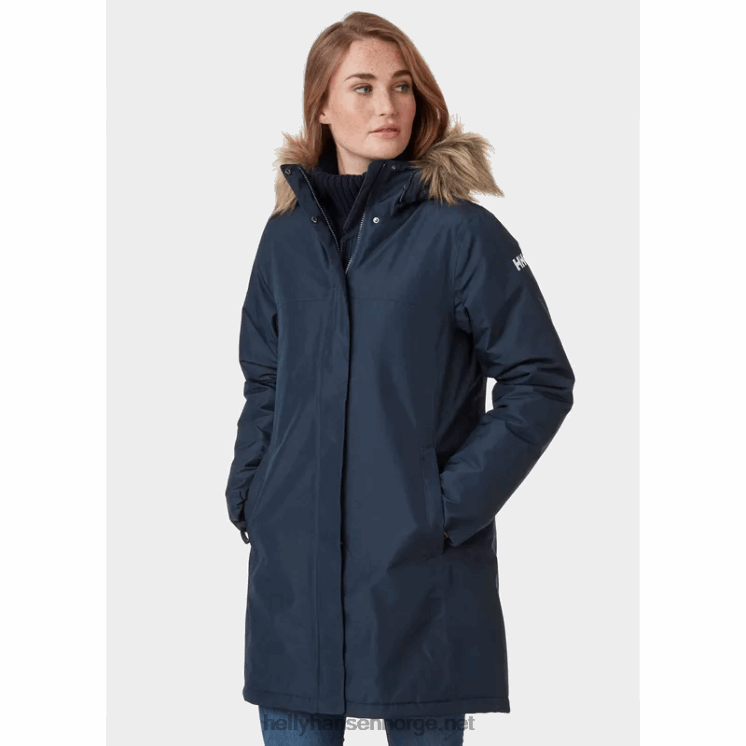 aden vinterparka for kvinner Helly-Hansen F6TJ01620 svart