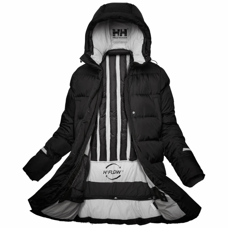 arctic patrol h2flow parka for kvinner Helly-Hansen F6TJ01618 patrulje oran