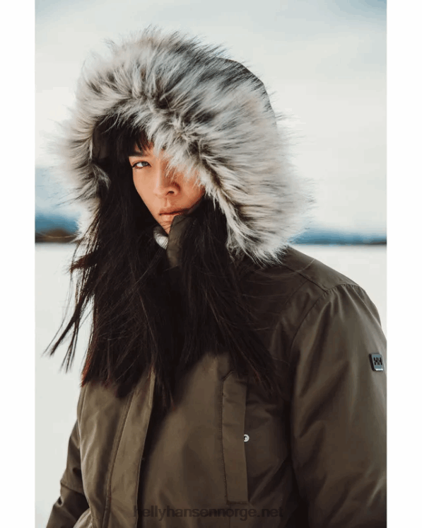 dame senja isolert vinterparkas Helly-Hansen F6TJ02630 ametyst