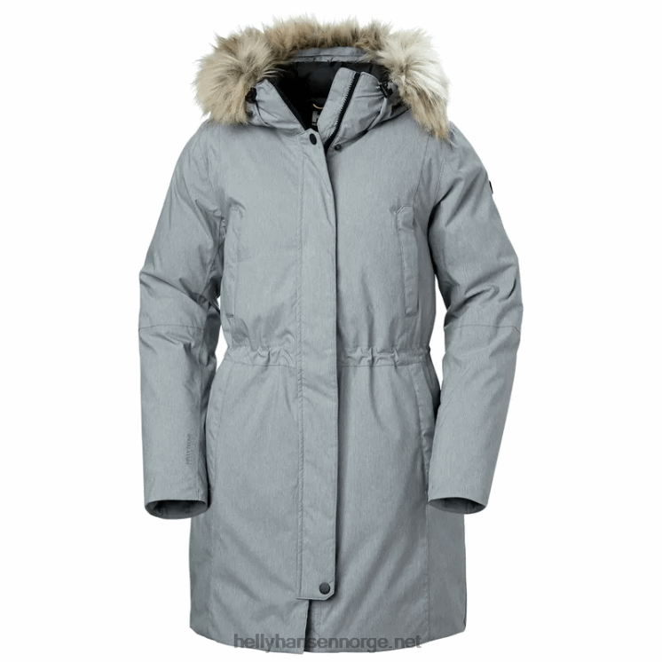 dame senja isolert vinterparkas Helly-Hansen F6TJ02632 nytte gre svart