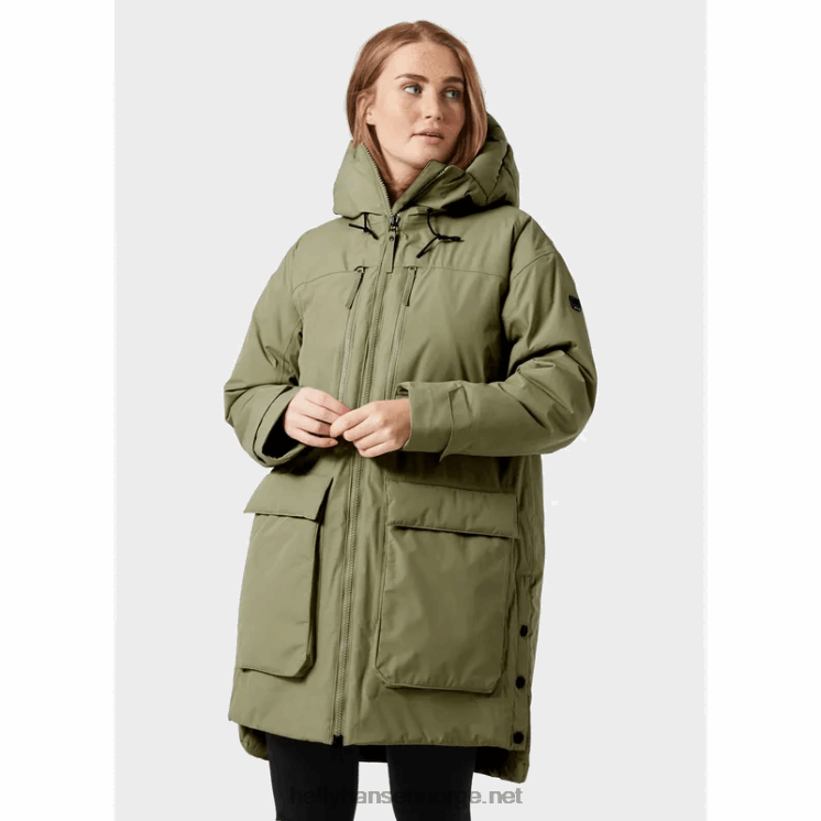 maud parka for kvinner Helly-Hansen F6TJ01615 hav