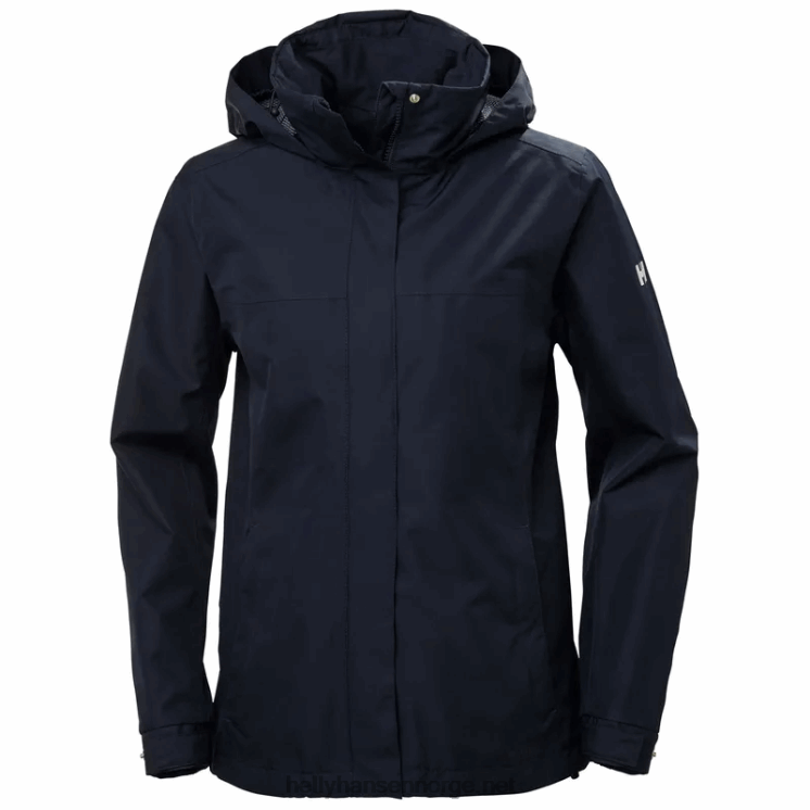 aden regnjakke for kvinner Helly-Hansen F6TJ02581 hvit svart