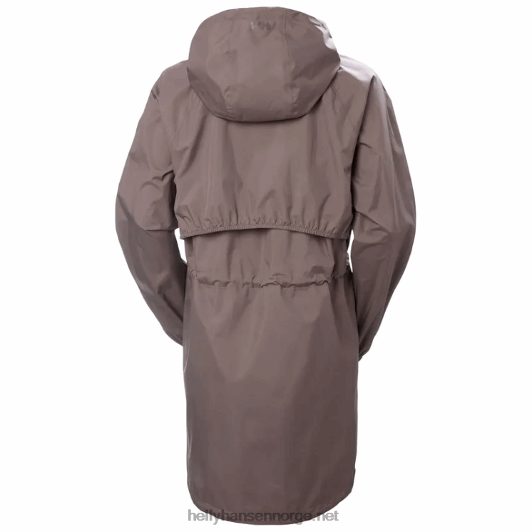 fluktregnfrakk for kvinner Helly-Hansen F6TJ02614 grå tåke es