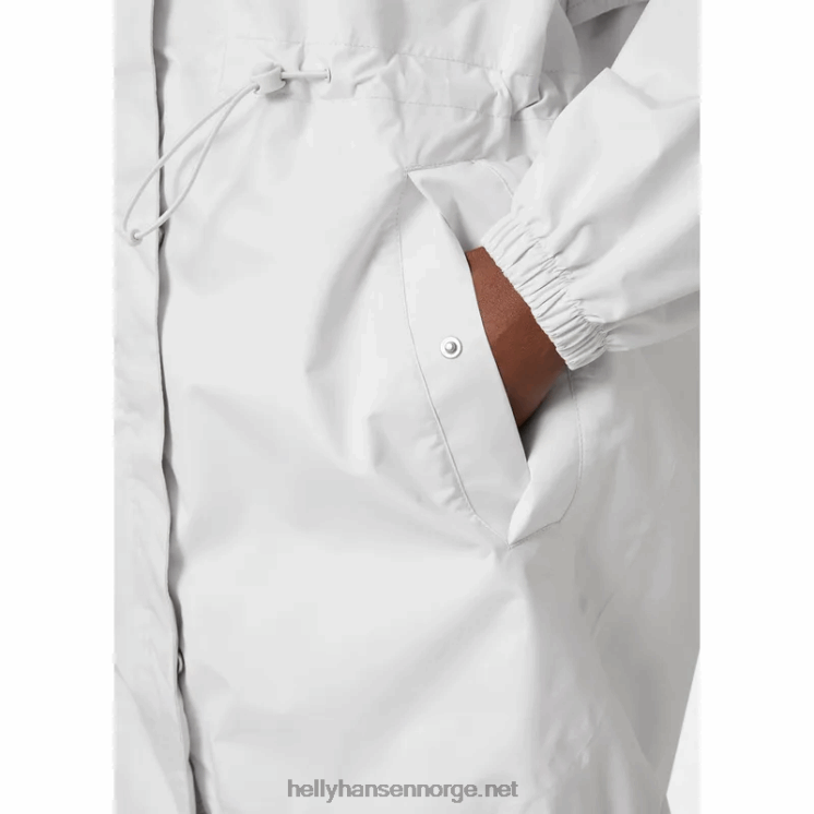 fluktregnfrakk for kvinner Helly-Hansen F6TJ02615 grå tåke es
 spurv gre