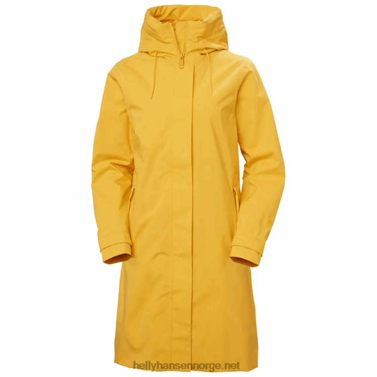 fluktregnjakke for kvinner Helly-Hansen F6TJ02591 nimbus clou svart