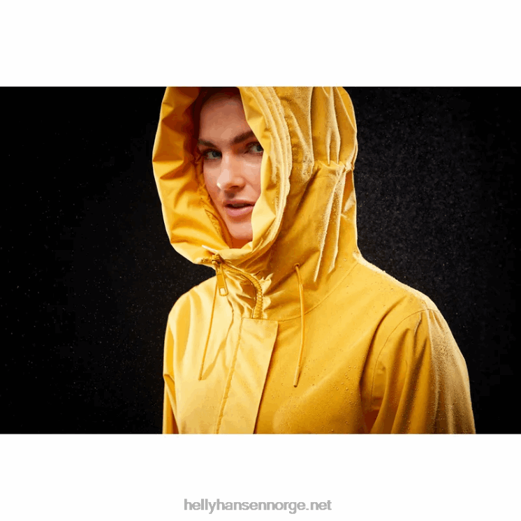 fluktregnjakke for kvinner Helly-Hansen F6TJ02591 nimbus clou
 svart