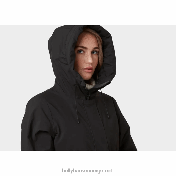 kvinners victoria isolerende regnfrakk Helly-Hansen F6TJ02586 salvie