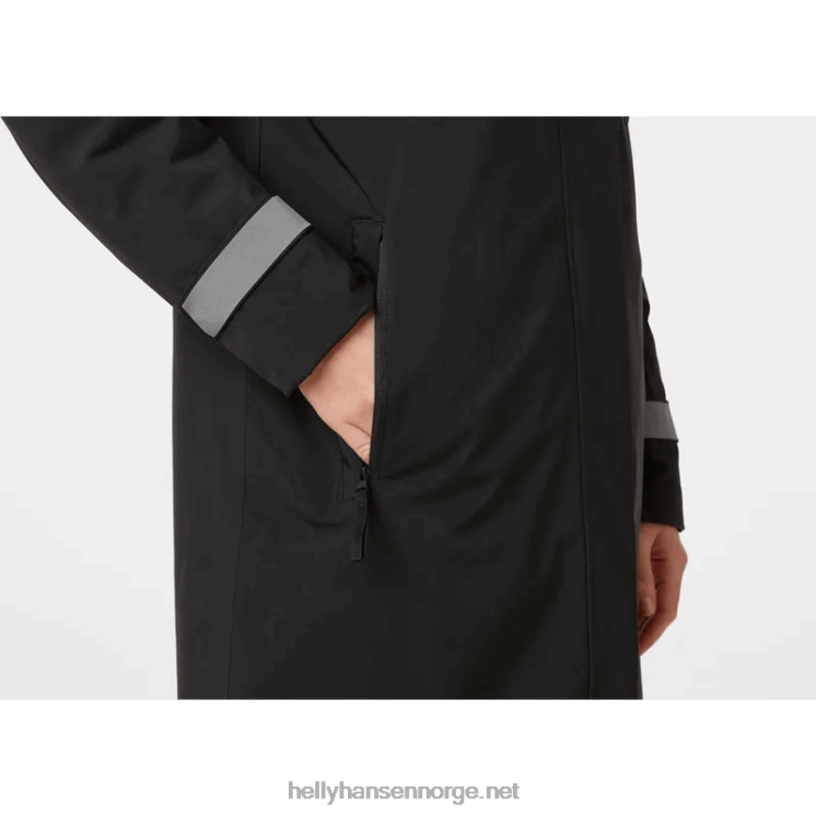 kvinners victoria isolerende regnfrakk Helly-Hansen F6TJ02586 salvie