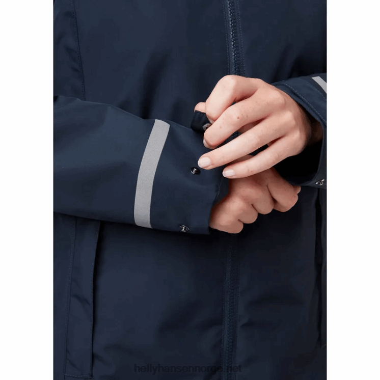 lisburn regnfrakk for kvinner Helly-Hansen F6TJ02621 svart