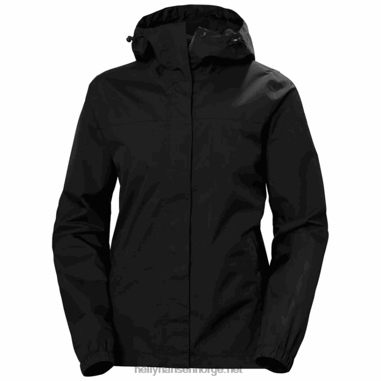 lynnwood regnfrakk for kvinner Helly-Hansen F6TJ02785 svart