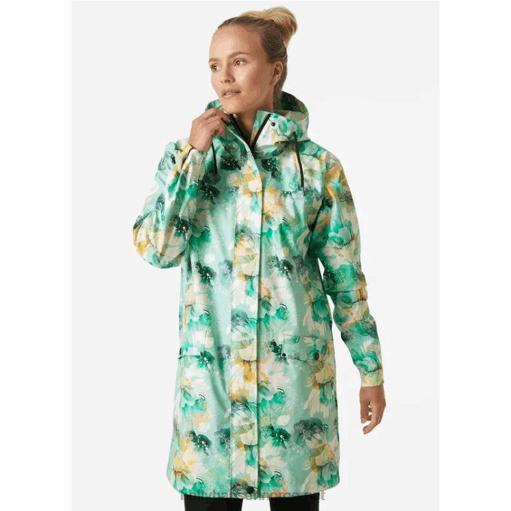 mose regnfrakk for kvinner Helly-Hansen F6TJ01566 lyng