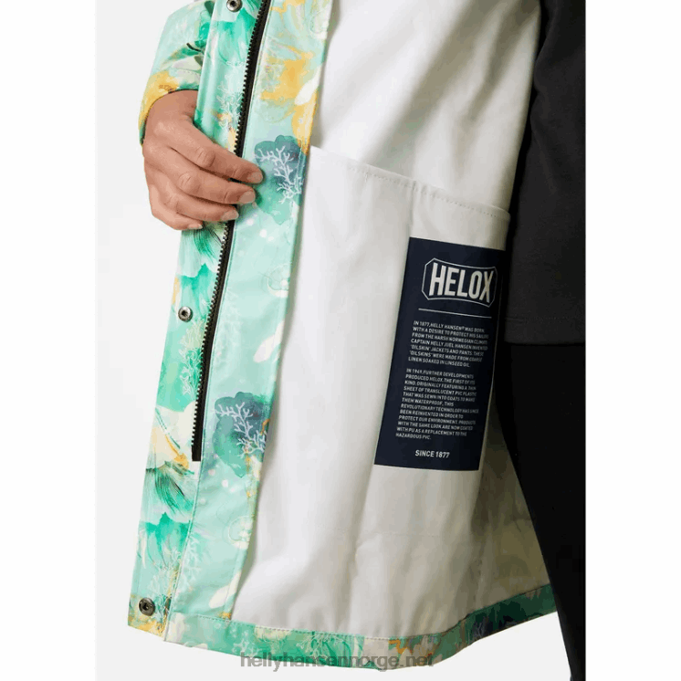 mose regnfrakk for kvinner Helly-Hansen F6TJ01566 lyng