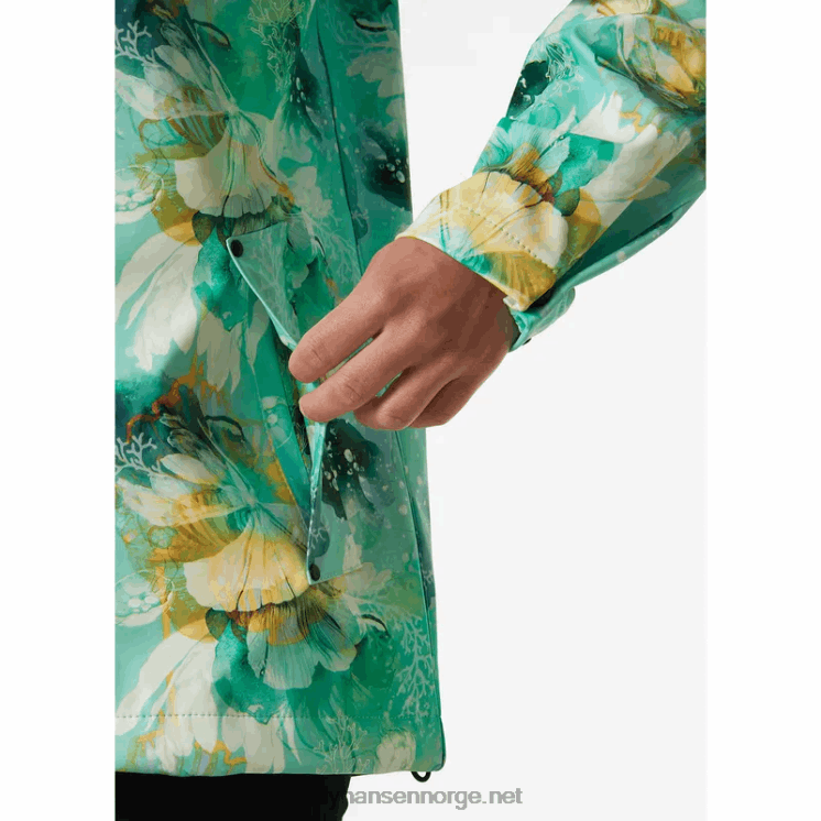 mose regnjakke for kvinner Helly-Hansen F6TJ01546 lyng