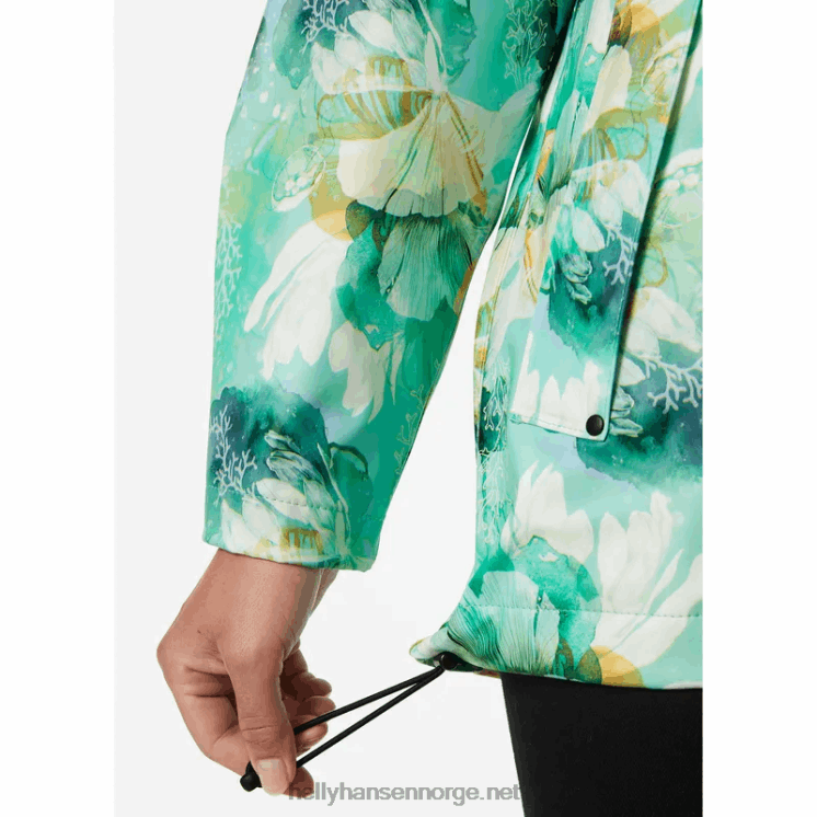 mose regnjakke for kvinner Helly-Hansen F6TJ01546 lyng