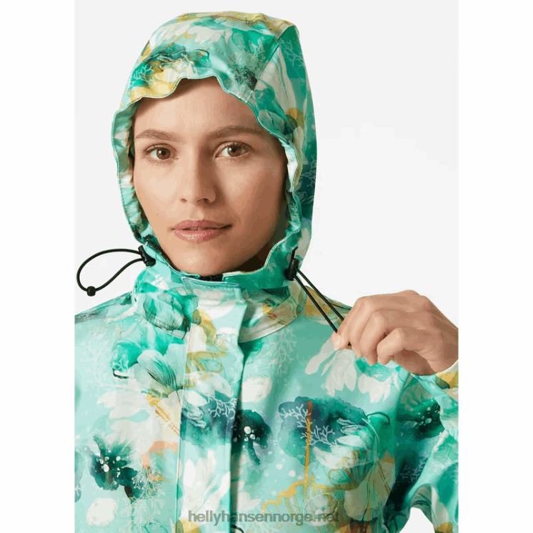 mose regnjakke for kvinner Helly-Hansen F6TJ01546 lyng
