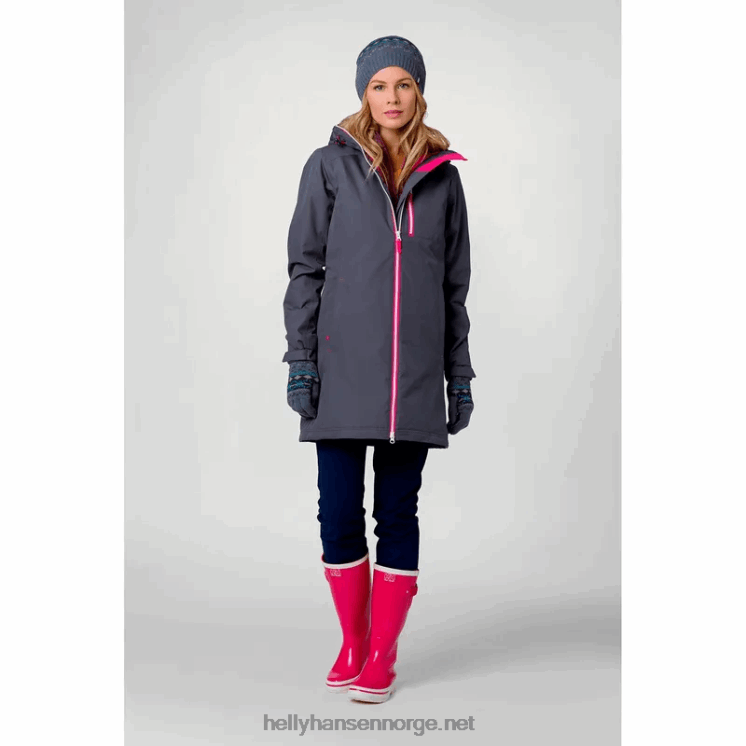 mose regnjakke for kvinner Helly-Hansen F6TJ01549 svart