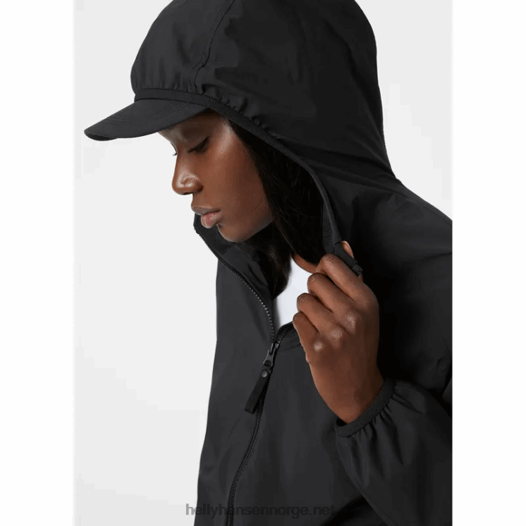 ridesykkeljakke for kvinner Helly-Hansen F6TJ02791 nimbus clou