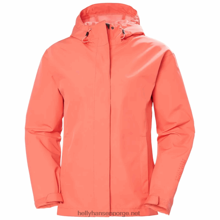 valkyrie-fleece-fôret regnjakke for kvinner Helly-Hansen F6TJ01519 svart