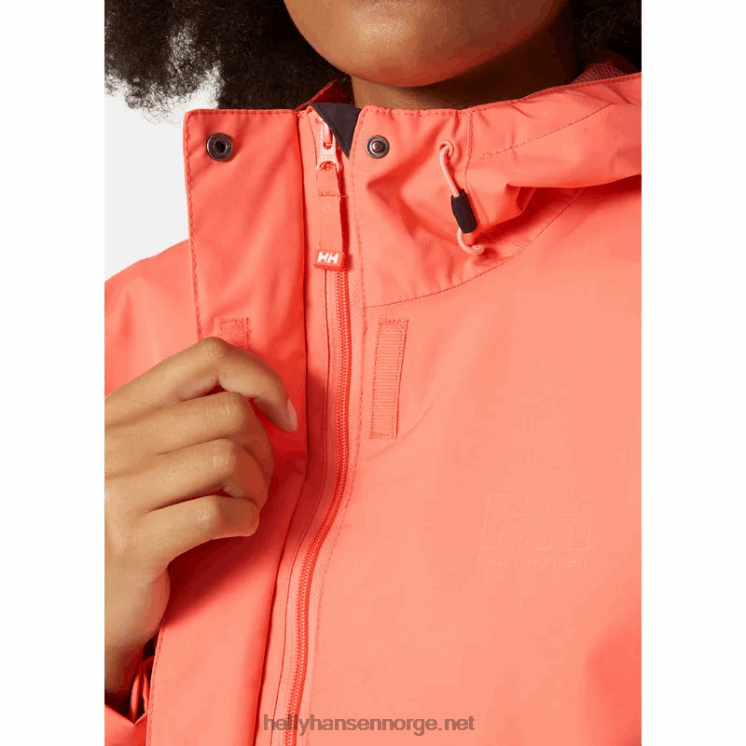 valkyrie-fleece-fôret regnjakke for kvinner Helly-Hansen F6TJ01519 svart