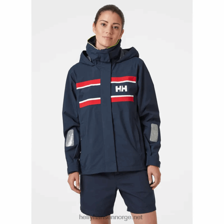 dame saltholm seilerjakke Helly-Hansen F6TJ01317 hvit