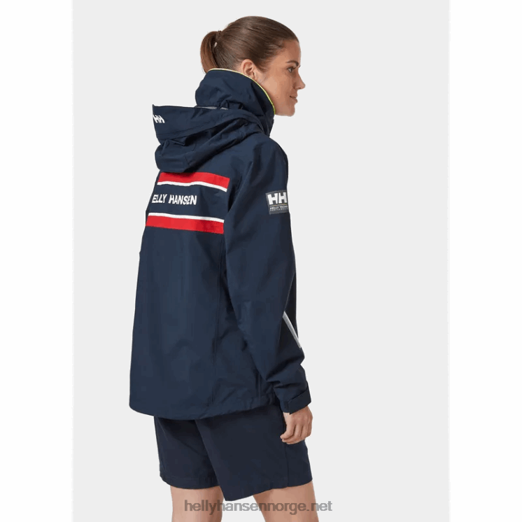 dame saltholm seilerjakke Helly-Hansen F6TJ01317 hvit