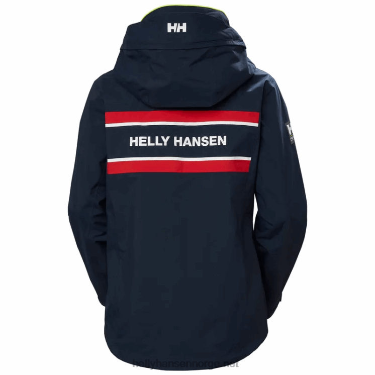 dame saltholm seilerjakke Helly-Hansen F6TJ01317 hvit