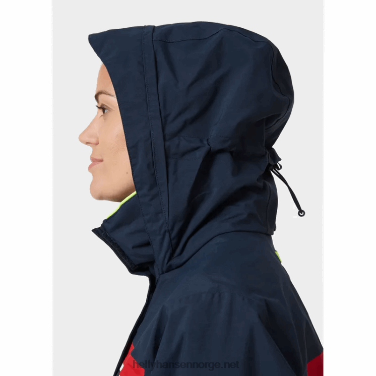 dame saltholm seilerjakke Helly-Hansen F6TJ01317 hvit