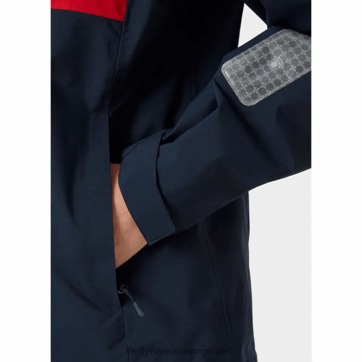 dame saltholm seilerjakke Helly-Hansen F6TJ01317 hvit