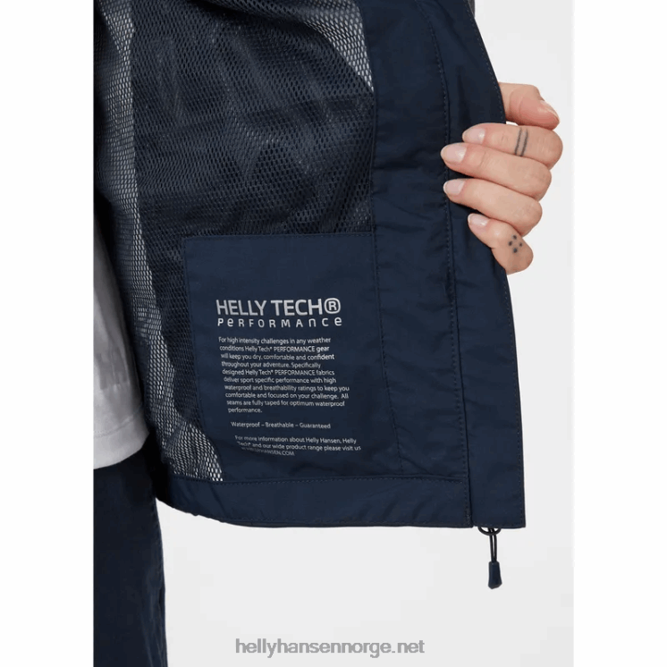 dame saltholm seilerjakke Helly-Hansen F6TJ01317 hvit