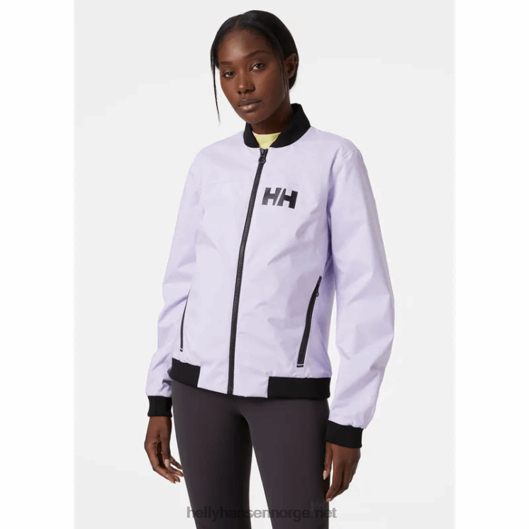 fleecejakke for kvinner Helly-Hansen F6TJ01382 marineblå stripe