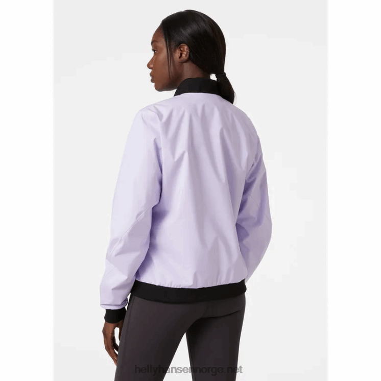 fleecejakke for kvinner Helly-Hansen F6TJ01382 marineblå stripe