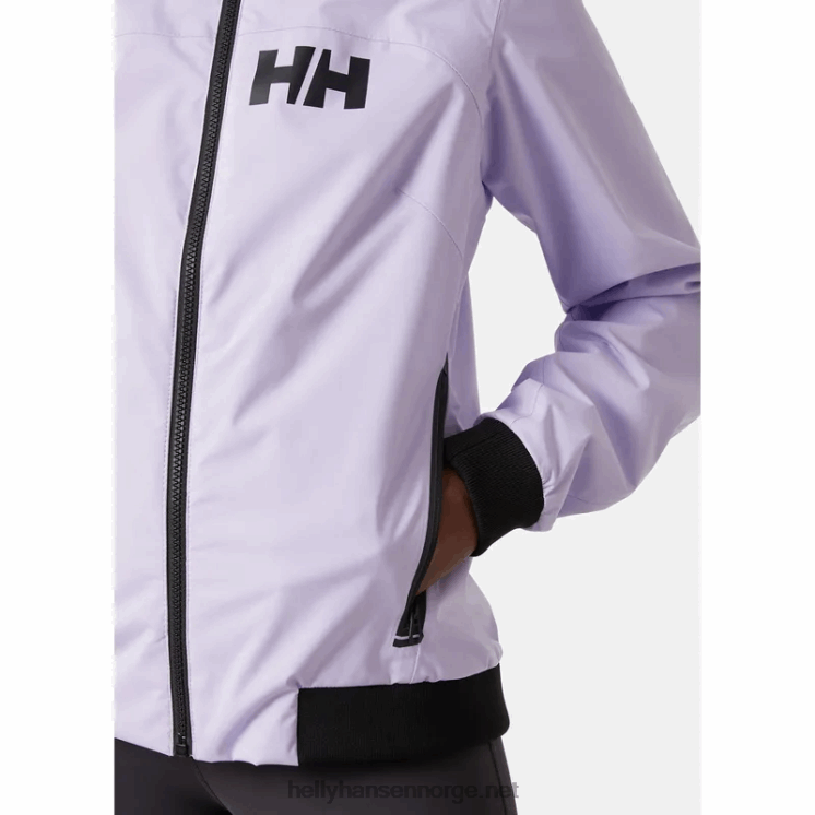 fleecejakke for kvinner Helly-Hansen F6TJ01382 marineblå stripe