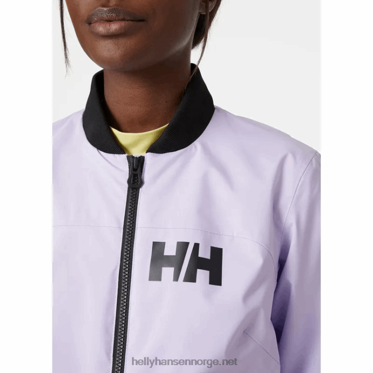 fleecejakke for kvinner Helly-Hansen F6TJ01382 marineblå stripe