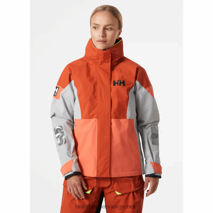 newport kystseilerjakke for kvinner Helly-Hansen F6TJ01330 hvit