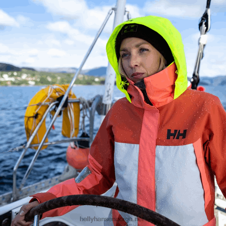 newport regatta seilerjakke for kvinner Helly-Hansen F6TJ01333 varsel rød