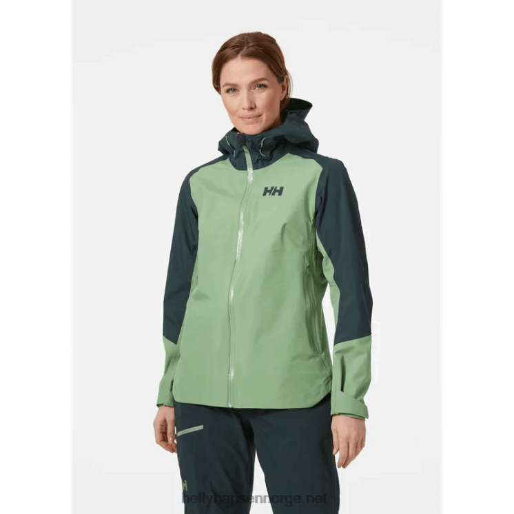 softshelljakke med hette for kvinner Helly-Hansen F6TJ01447 marinen