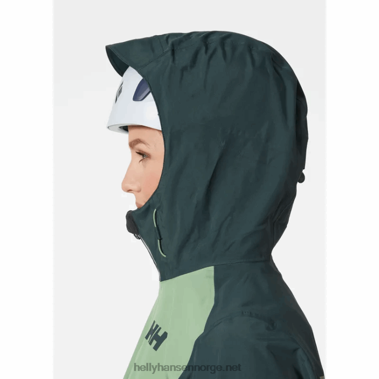 softshelljakke med hette for kvinner Helly-Hansen F6TJ01447 marinen