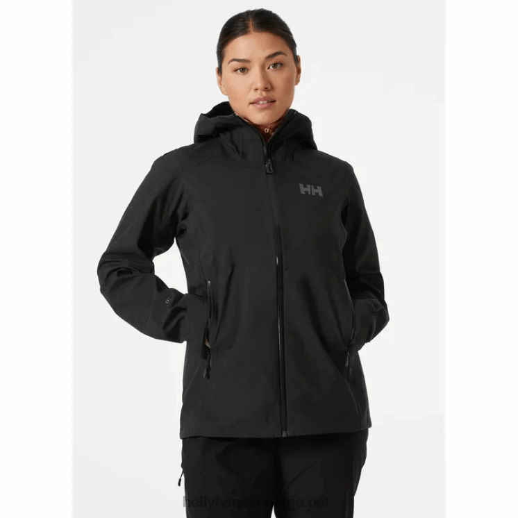 verglas 2-lags ripstop skalljakke for kvinner Helly-Hansen F6TJ01461 asuritt