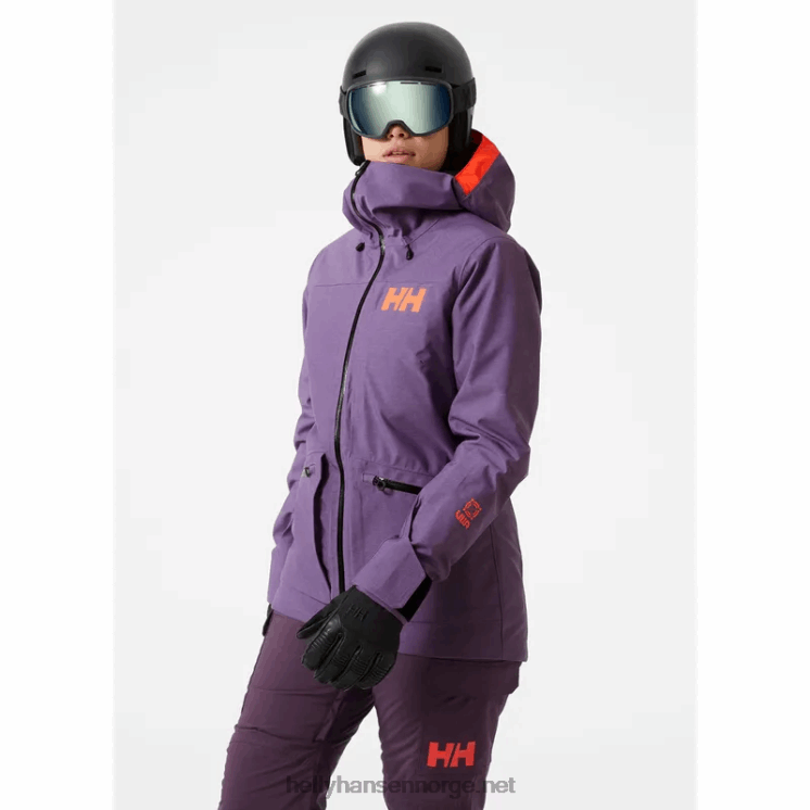 lifaloftï¾ª isolert luftjakke med hette for kvinner Helly-Hansen F6TJ01651 svart