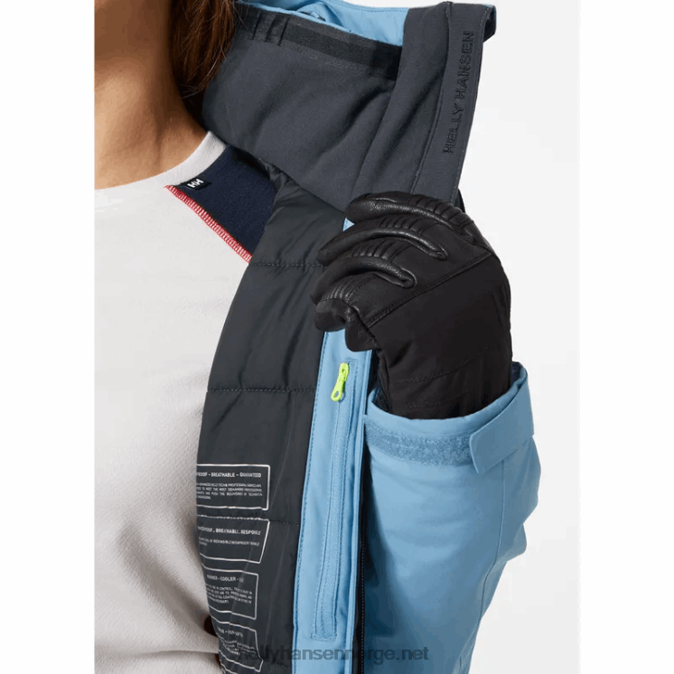 motionista infinity skijakke for kvinner Helly-Hansen F6TJ01635 mørkeste spr