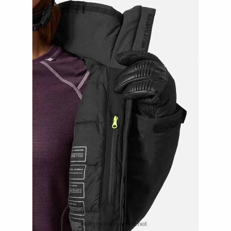 motionista infinity skijakke for kvinner Helly-Hansen F6TJ01636 blå tåke