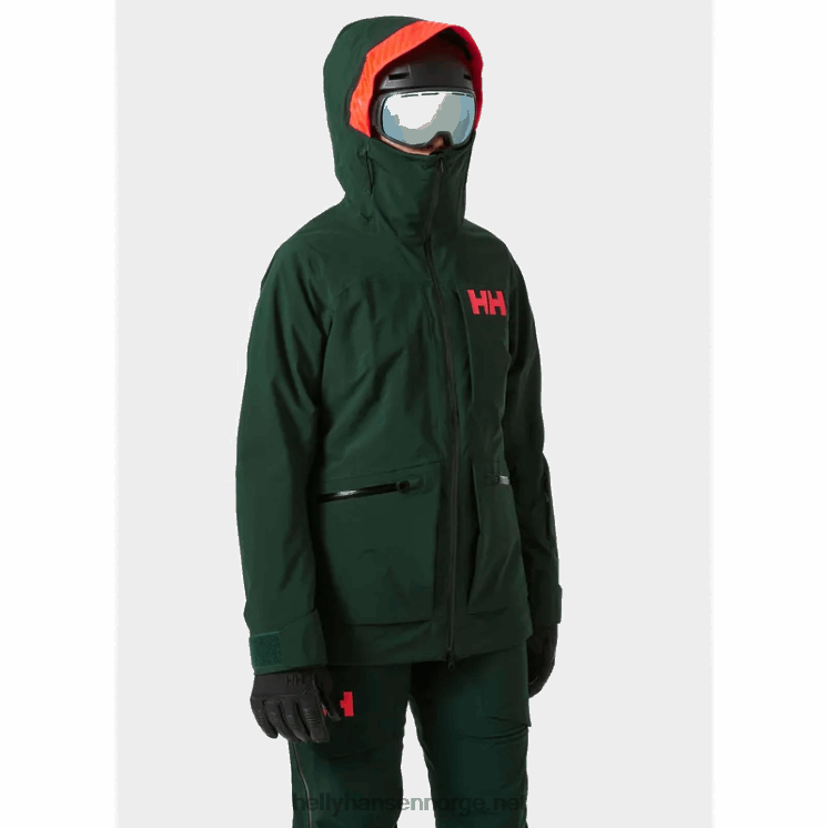 nora isolert skijakke for kvinner Helly-Hansen F6TJ02652 jade
 svart