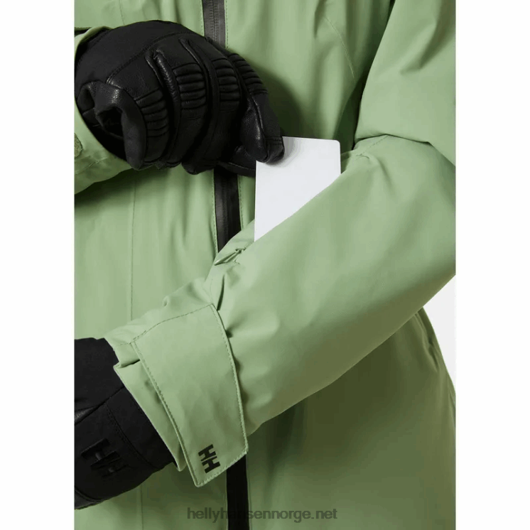 nora lang isolert skijakke for kvinner Helly-Hansen F6TJ01647 iskaffe