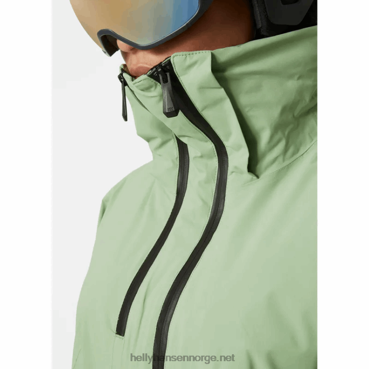 nora lang isolert skijakke for kvinner Helly-Hansen F6TJ01647 iskaffe