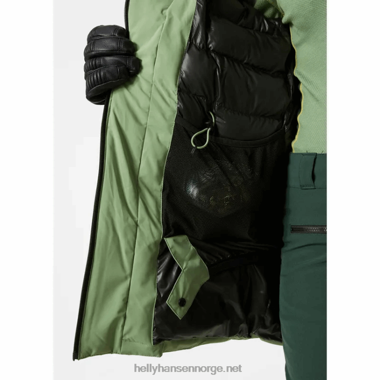 nora lang isolert skijakke for kvinner Helly-Hansen F6TJ01647 iskaffe