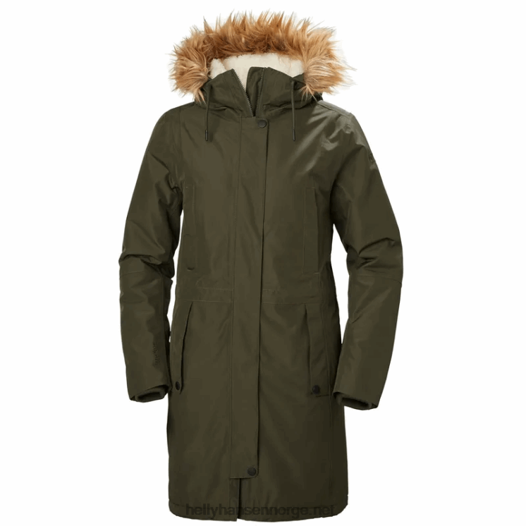 aden isolert regnfrakk for kvinner Helly-Hansen F6TJ01629 marinen