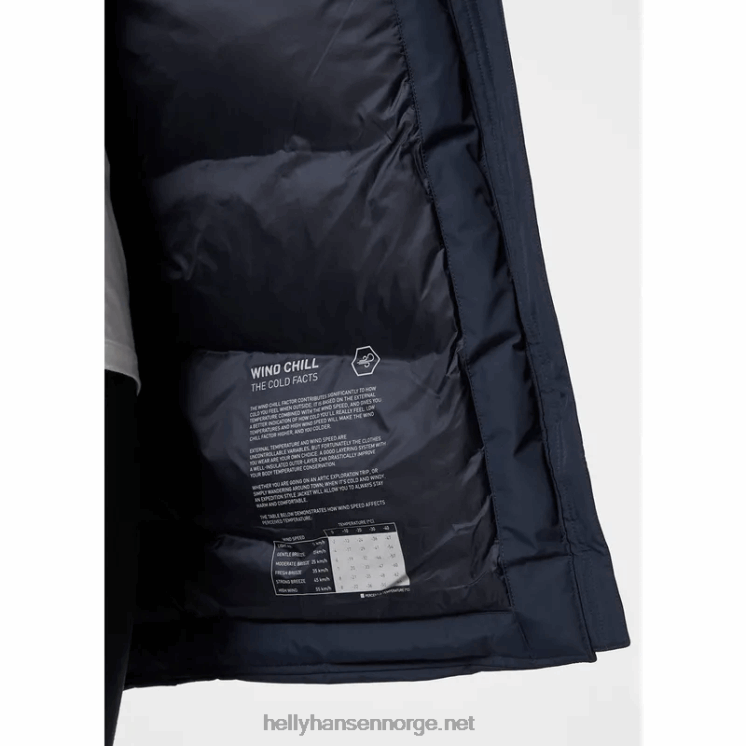 m bouvet dunfrakk Helly-Hansen F6TJ02644 svart