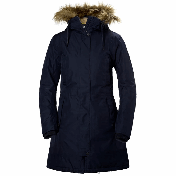 vanntett mayen parka for kvinner Helly-Hansen F6TJ01632 svart