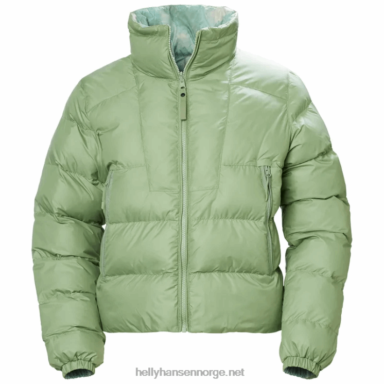 vendbar pufferjakke for kvinner Helly-Hansen F6TJ02642 knust gra